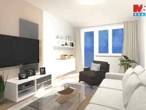 Pronájem bytu 1+1, Lovosice, Krátká, 43 m2