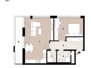 Pronájem bytu 2+kk, Praha - Hloubětín, Poděbradská, 67 m2