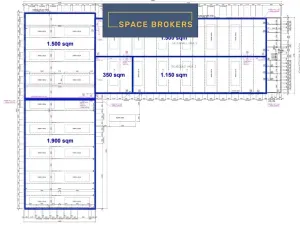 Pronájem skladu, Bystřany, 3400 m2