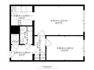 Prodej bytu 2+1, Praha - Ruzyně, Ciolkovského, 42 m2