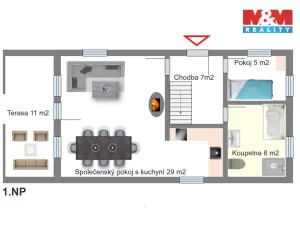 Prodej chalupy, Žacléř - Prkenný Důl, 97 m2