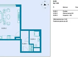 Prodej bytu 1+kk, Praha - Chodov, Benkova, 37 m2