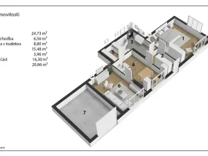 Prodej chalupy, Žlebské Chvalovice, 76 m2