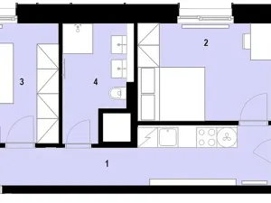 Prodej bytu 2+1, Brno, Plynárenská, 47 m2