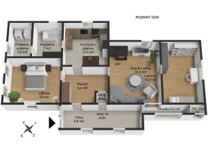 Prodej rodinného domu, Popovice - Kondratice, 718 m2