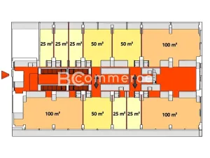 Pronájem kanceláře, Brno, Purkyňova, 25 m2