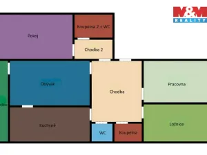 Prodej bytu 4+1, Slaný, Bezručova, 90 m2