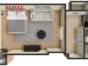 Prodej bytu 1+kk, Praha - Žižkov, Hartigova, 28 m2