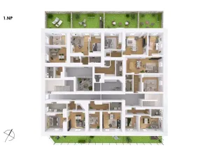 Prodej bytu 2+kk, Postupice, Blanická, 49 m2