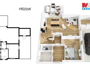 Pronájem rodinného domu, Kluky - Nová Lhota, 118 m2