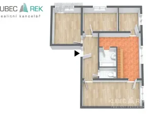 Prodej bytu 4+1, Květov, 84 m2