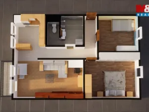 Pronájem bytu 3+1, Obrnice, Nová výstavba, 64 m2