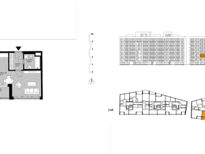 Pronájem bytu 1+kk, Praha - Karlín, Breitfeldova, 40 m2