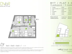 Prodej bytu 3+kk, Brandýs nad Labem-Stará Boleslav - Stará Boleslav, Mělnická, 65 m2