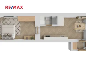 Prodej bytu 2+kk, Praha - Smíchov, Kováků, 37 m2