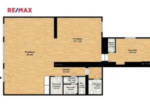 Pronájem obchodního prostoru, Jeseník, 28. října, 106 m2