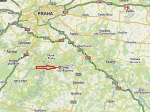 Pronájem bytu 2+kk, Týnec nad Sázavou, 30 m2