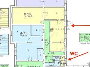 Pronájem obchodního prostoru, Ostrava, Mírová, 77 m2