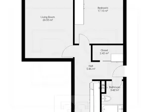Pronájem bytu 2+1, Jindřichův Hradec, sídliště Vajgar, 62 m2