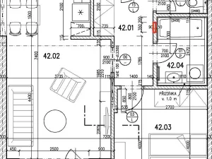 Pronájem bytu 2+kk, Plzeň, U Borských kasáren, 54 m2