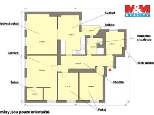 Prodej bytu 4+1, Cheb, Májová, 110 m2