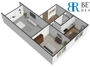 Prodej bytu 2+1, Přerov, U Tenisu, 61 m2