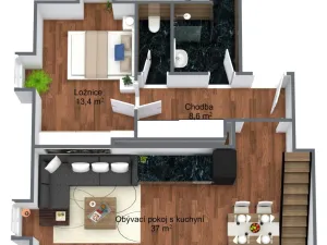 Prodej bytu 3+kk, Vítkovice, 88 m2