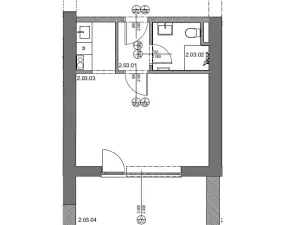 Prodej bytu 1+kk, Janov nad Nisou, 26 m2