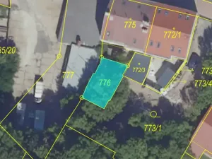 Dražba pozemku, Praha, 82 m2