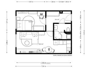 Prodej bytu 2+kk, Praha - Kamýk, Cílkova, 42 m2
