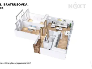 Prodej bytu 3+1, Šumperk, Bratrušovská, 68 m2