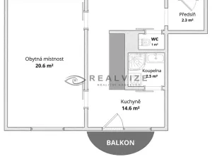 Prodej bytu 1+1, České Budějovice, K. Šafáře, 43 m2
