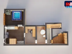 Prodej rodinného domu, Podbořany, Cyrila a Metoděje, 280 m2