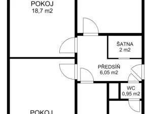 Pronájem bytu 3+1, Ústí nad Labem - Severní Terasa, Kmochova, 82 m2