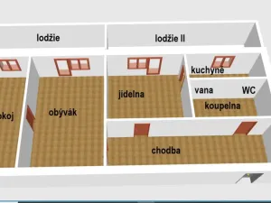 Prodej bytu 3+1, Broumov - Olivětín, Dukelská, 53 m2