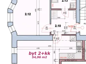Pronájem bytu 2+kk, Tišnov, Brněnská, 55 m2