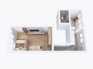 Pronájem bytu 1+1, Šumperk, Žerotínova, 40 m2