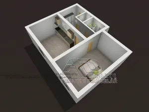 Pronájem bytu 2+kk, České Budějovice, 44 m2