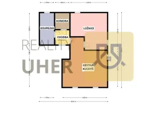 Pronájem bytu 2+kk, Mělník, Mýtní, 61 m2