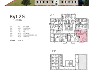 Prodej bytu 3+kk, Mladé Buky, 76 m2