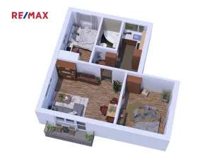 Prodej bytu 3+1, Olomouc, Foerstrova, 65 m2