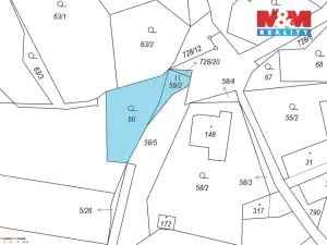 Prodej zahrady, Žitenice - Pohořany, 323 m2