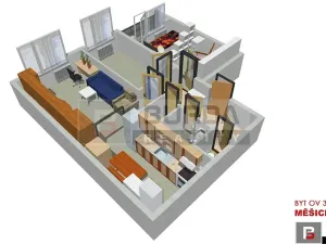 Prodej bytu 3+1, Měšice, 68 m2