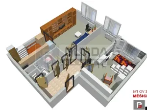 Prodej bytu 3+1, Měšice, 68 m2