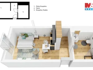 Prodej bytu 1+kk, Janské Lázně, Modrokamenná, 34 m2