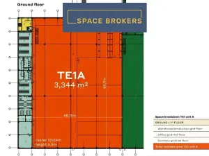 Pronájem skladu, Krupka, Pod Dolní drahou, 2517 m2