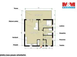 Pronájem rodinného domu, Trstěnice, 69 m2