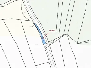 Dražba pozemku, Římov, 194 m2