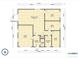 Prodej rodinného domu, Krchleby, 110 m2