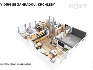 Prodej rodinného domu, Krchleby, 110 m2